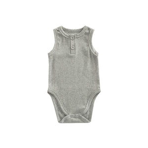 Discover the Comfort and Style of Pure Cotton Baby Girl Striped Vest Romper