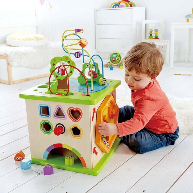 Happy Farm Bead Stringing Educational Toy Box For Babies And Children