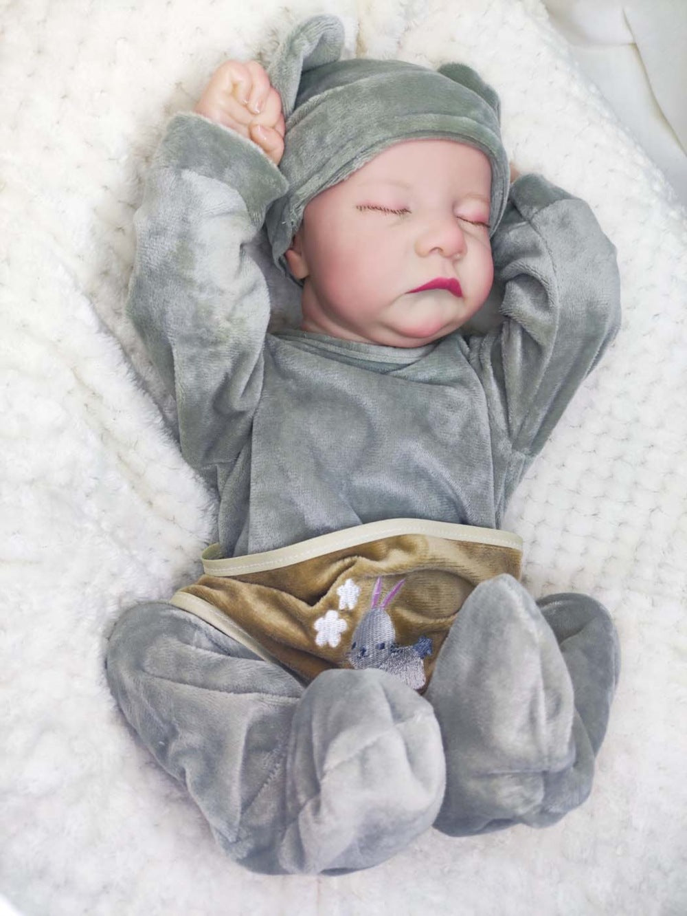 18 Inch Reborn Cloth Body Baby Doll Toy