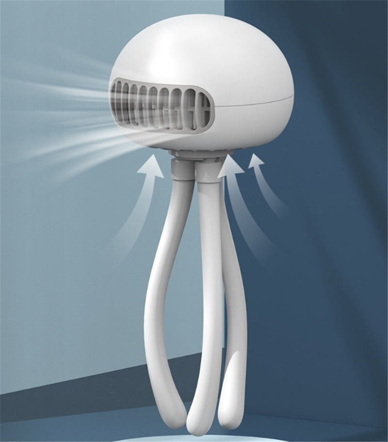 Jellyfish Octopus Baby Stroller Electric Cooling Fan
