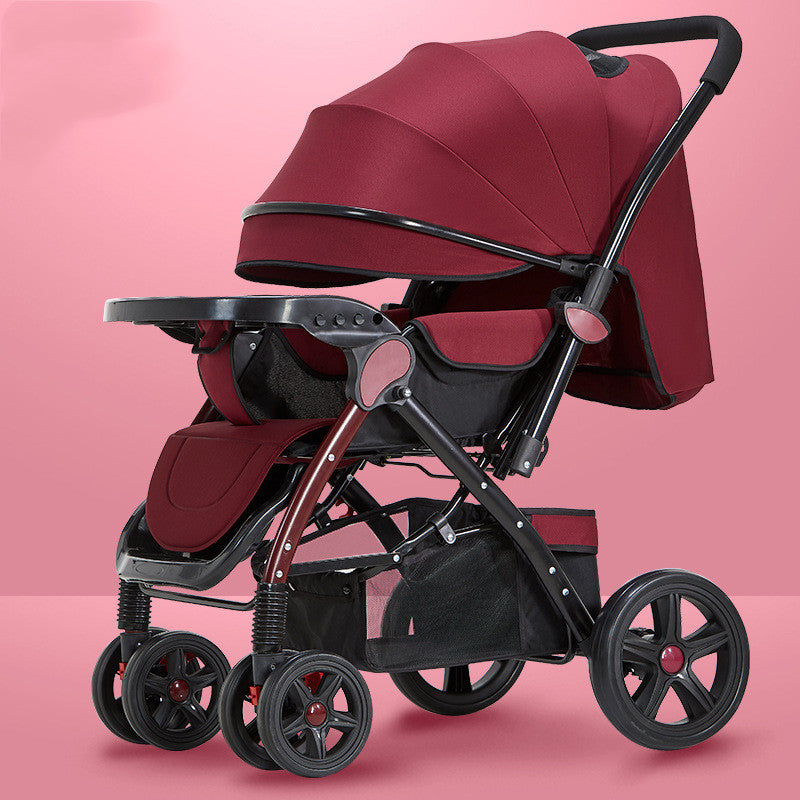 Lightweight Foldable Baby Stroller for Easy Travel and Storage