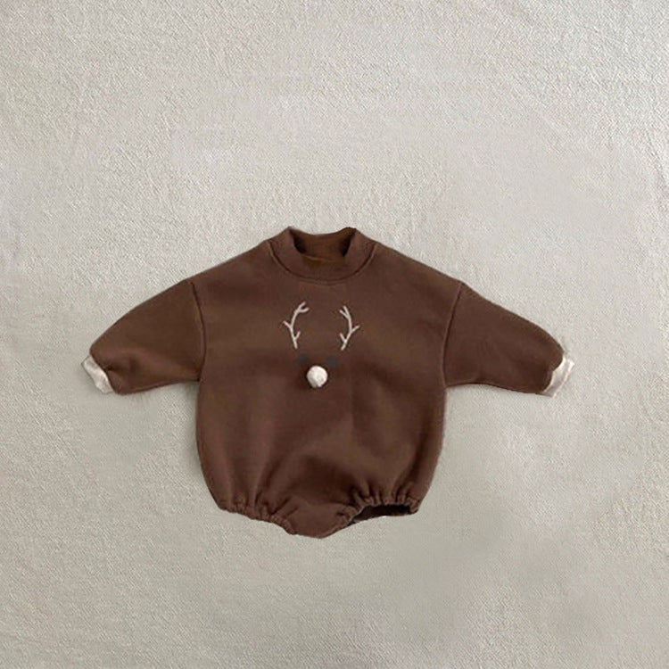 Baby Christmas Romper Outfit For Autumn And Winter