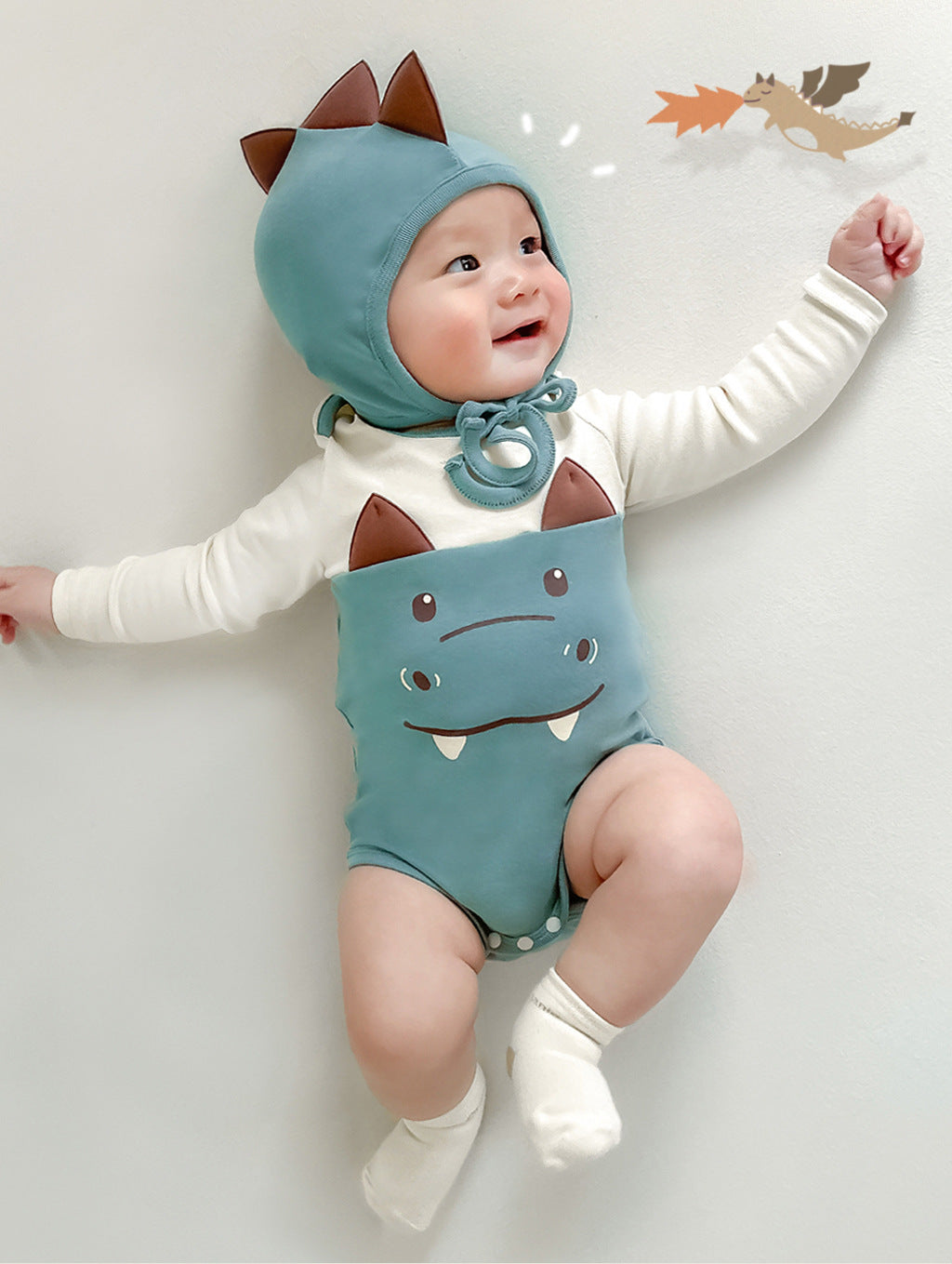 Color Matching Baby Romper Set Cute Jumpsuit