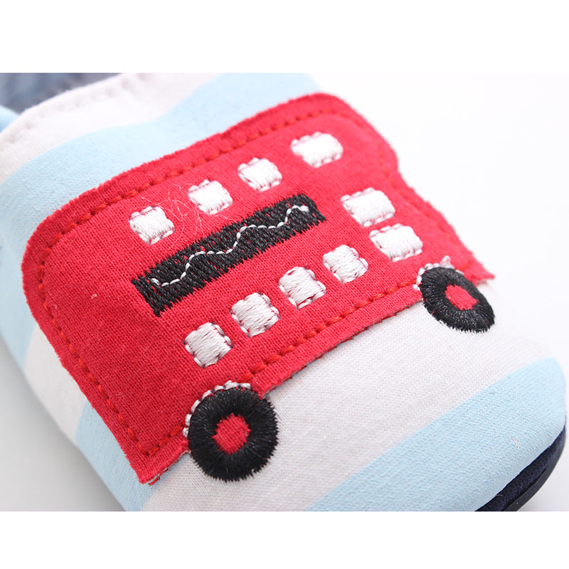 Cartoon Baby Toddler Soft Sole Cloth Front Shoes