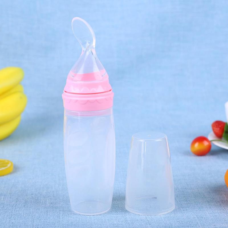 Squeeze Baby Feeding Spoon for Easy Infant Feeding Control