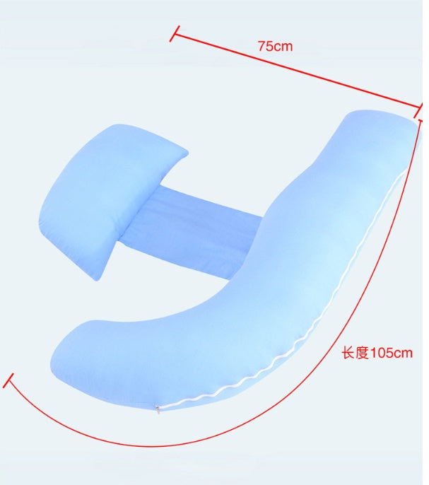 Multifunctional U-Shaped Maternity Pillow for Waist Support and Breastfeeding