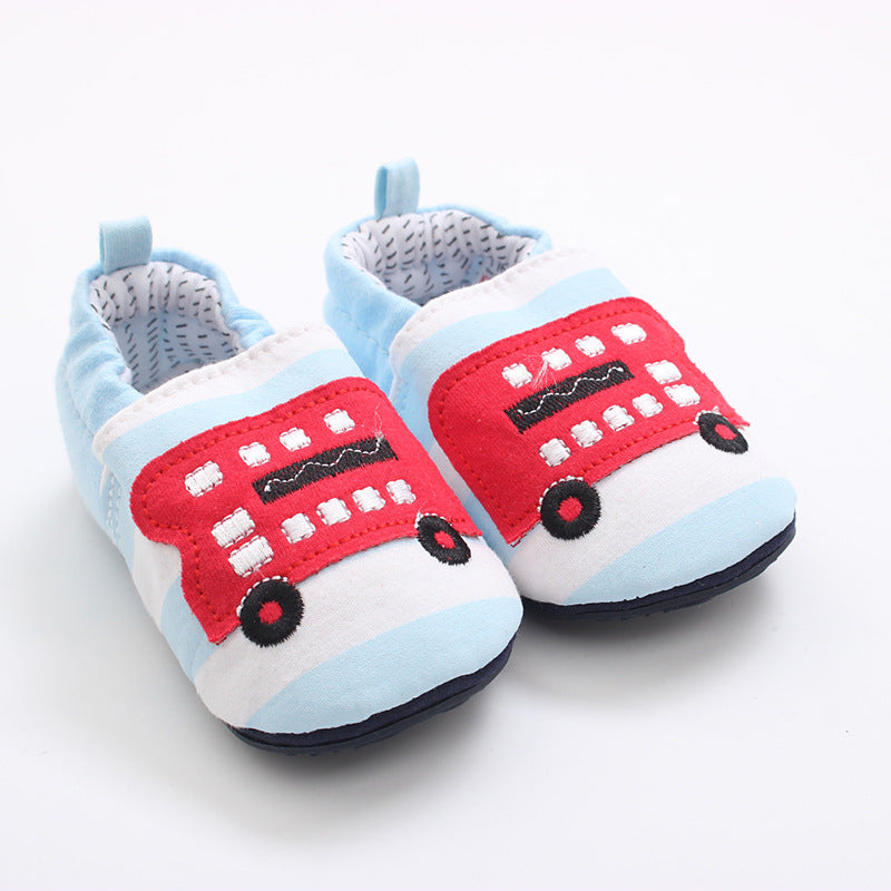 Cartoon Baby Toddler Soft Sole Cloth Front Shoes