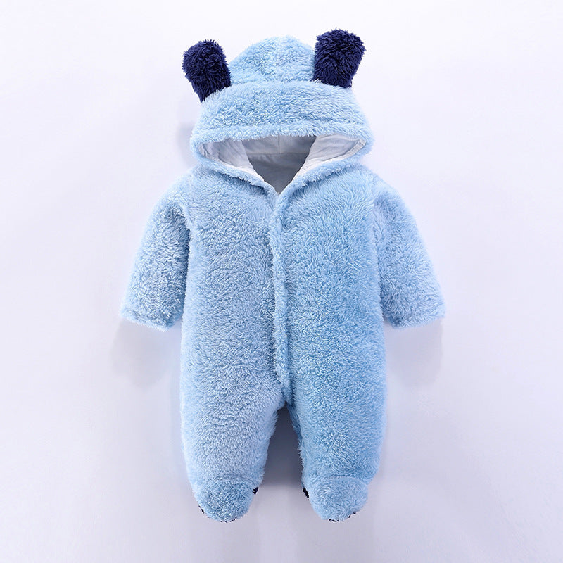 Newborn Baby Autumn And Winter Jumpsuit Outfit