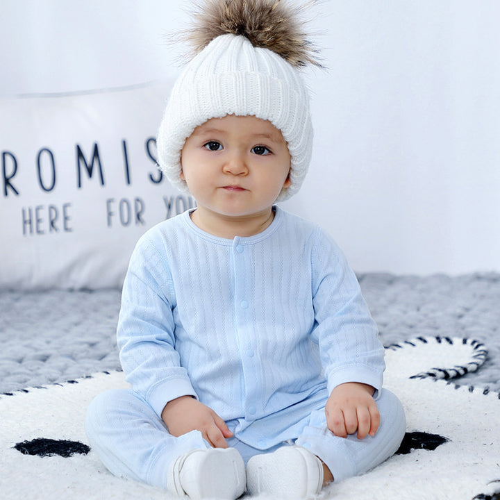 Cotton Baby Onesies Newborn Pajamas For Spring And Autumn