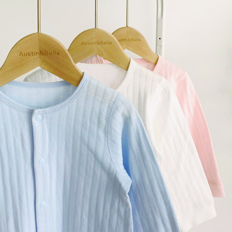 Cotton Baby Onesies Newborn Pajamas For Spring And Autumn