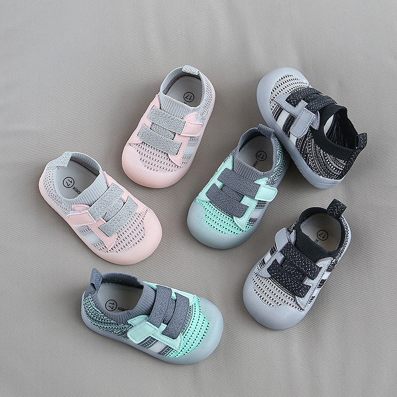 Baby Toddler Velcro Jelly Sole Shoes