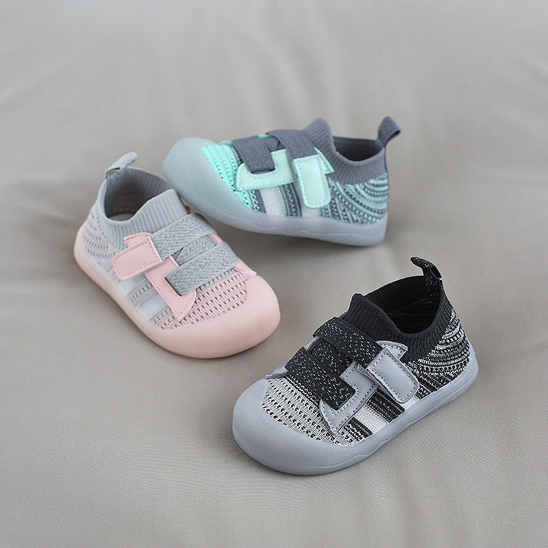 Baby Toddler Velcro Jelly Sole Shoes