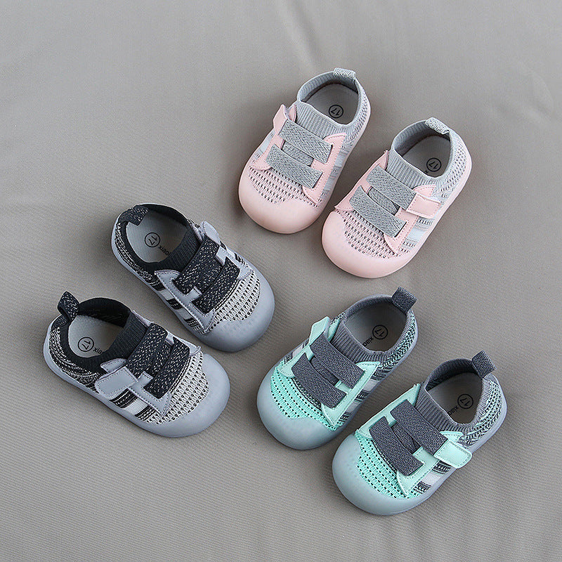 Baby Toddler Velcro Jelly Sole Shoes