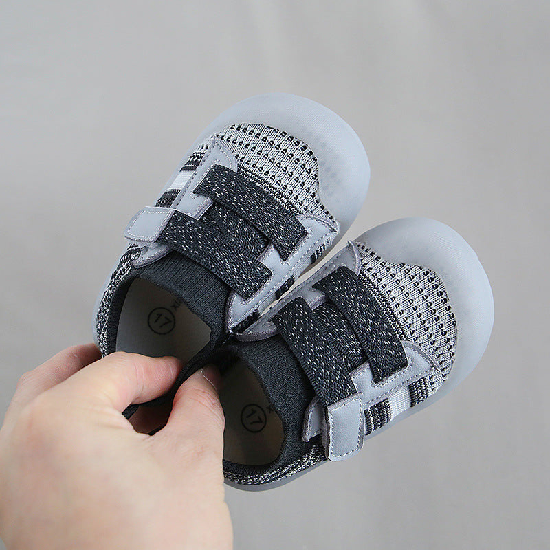 Baby Toddler Velcro Jelly Sole Shoes