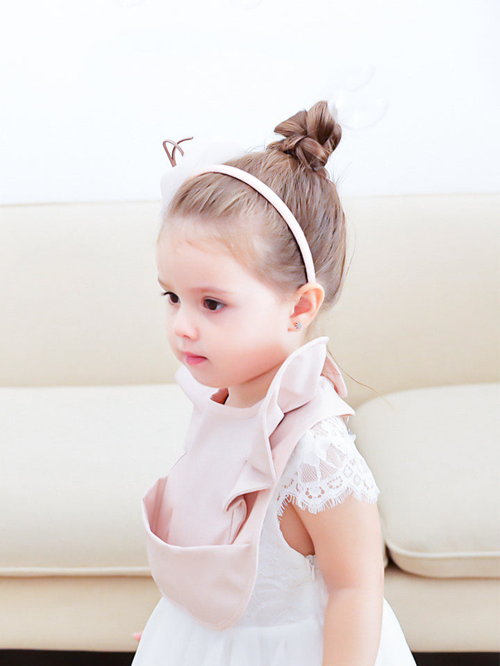 Waterproof Baby Bib with Rice Pocket for Infant Feeding