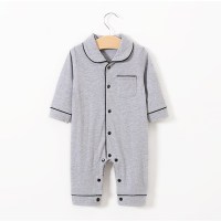 Solid Color Baby Onesies Pajama Outfit