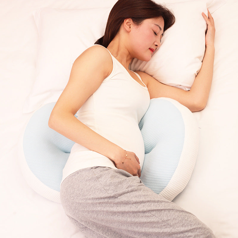 Maternity Waist Support Side Sleeping Pillow for Pregnancy Comfort