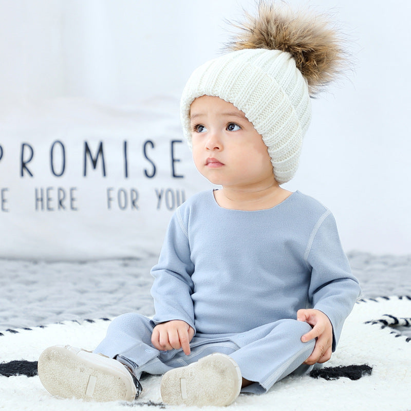 Baby Pajamas And Crawling Outfit Set