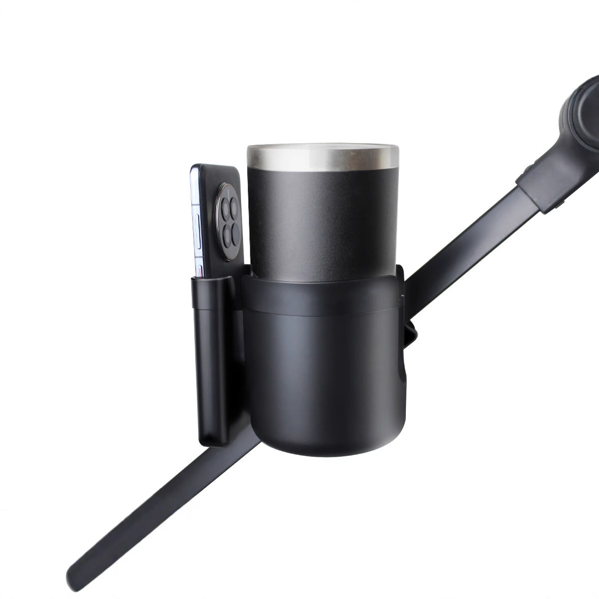Two In One Baby Stroller Cup Holder and Storage Accessory