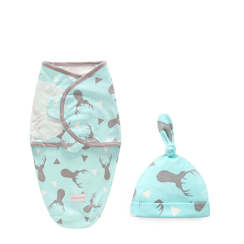 Cotton Baby Swaddle Sleeping Bag Quilt Wrap for Newborn Comfort