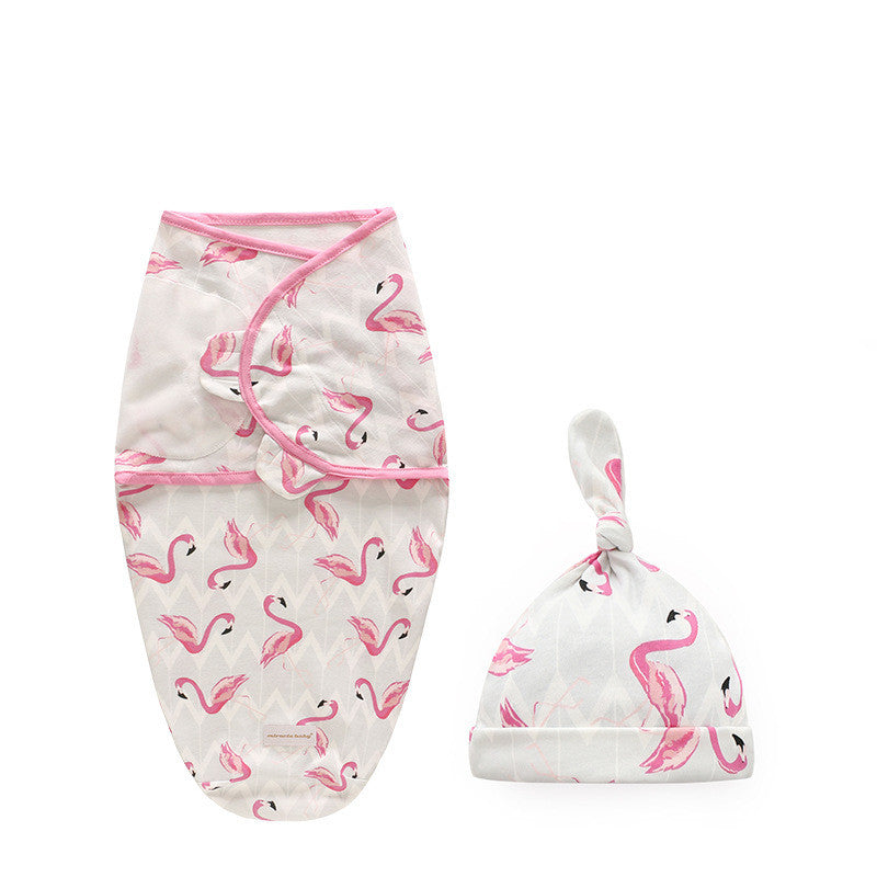 Cotton Baby Swaddle Sleeping Bag Quilt Wrap for Newborn Comfort