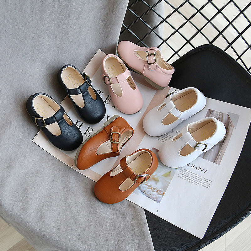 Baby Pea Shoes Versatile Single Sole Footwear
