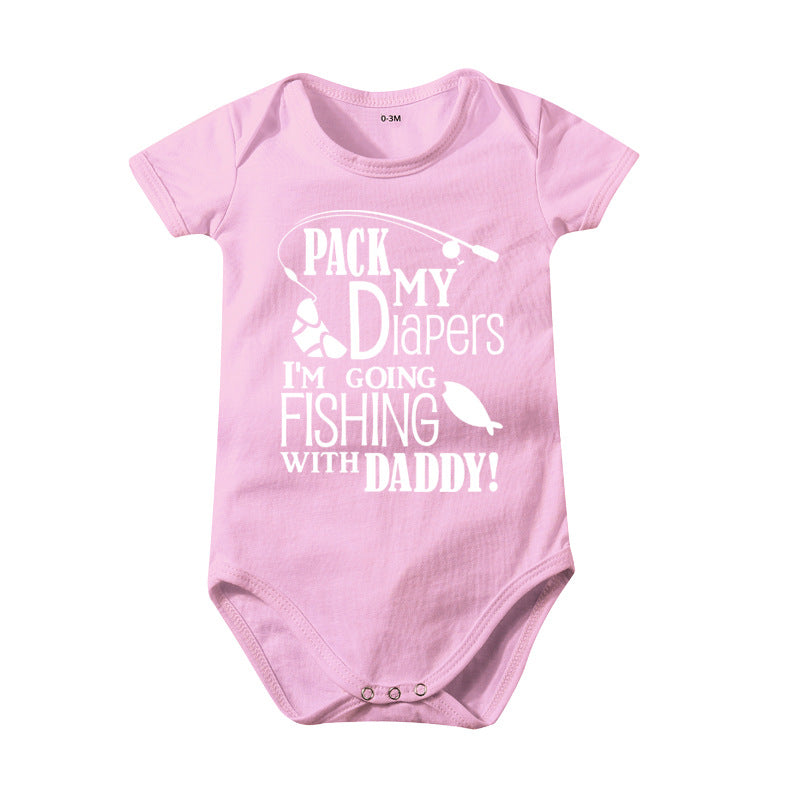 Pure Cotton Baby Printed Romper Bodysuit Jumpsuit