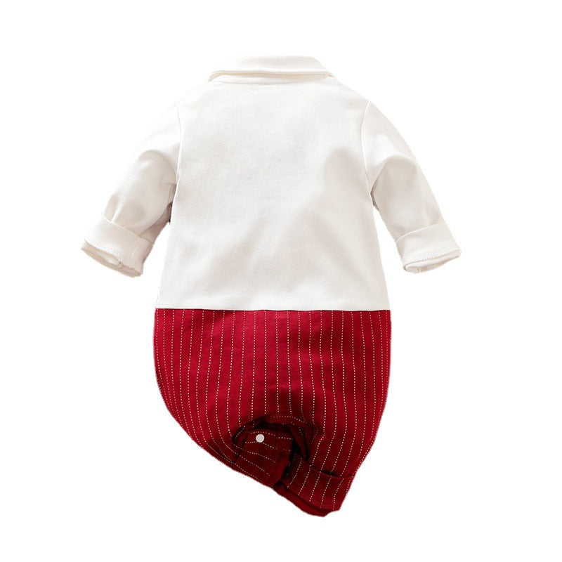 Baby Boy Autumn Romper Outfit