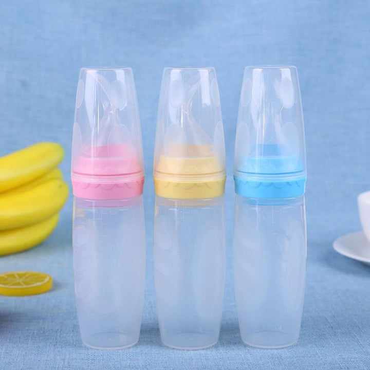 Squeeze Baby Feeding Spoon for Easy Infant Feeding Control