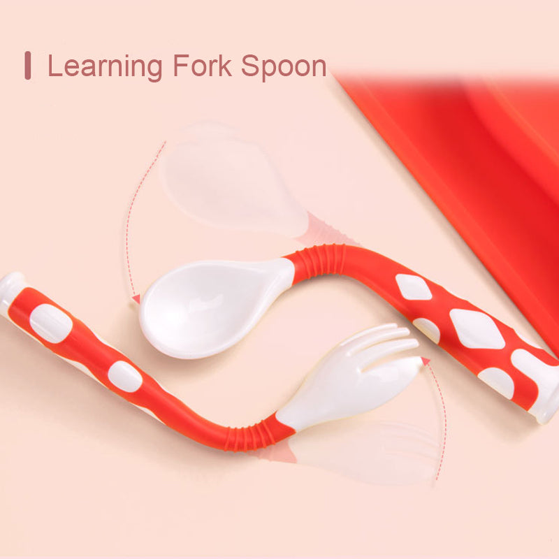 Baby Feeding Tableware Set for Infant Mealtime and Learning