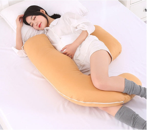 Multifunctional U-Shaped Maternity Pillow for Waist Support and Breastfeeding