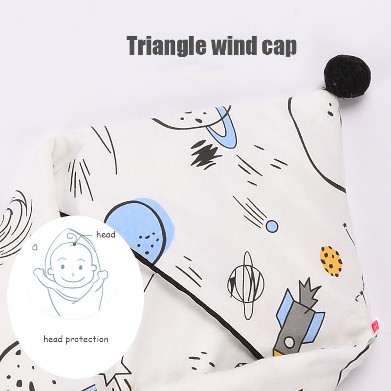 Breathable Cotton Baby Swaddle Printed Quilt for Spring and Autumn Comfort