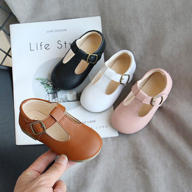 Baby Pea Shoes Versatile Single Sole Footwear
