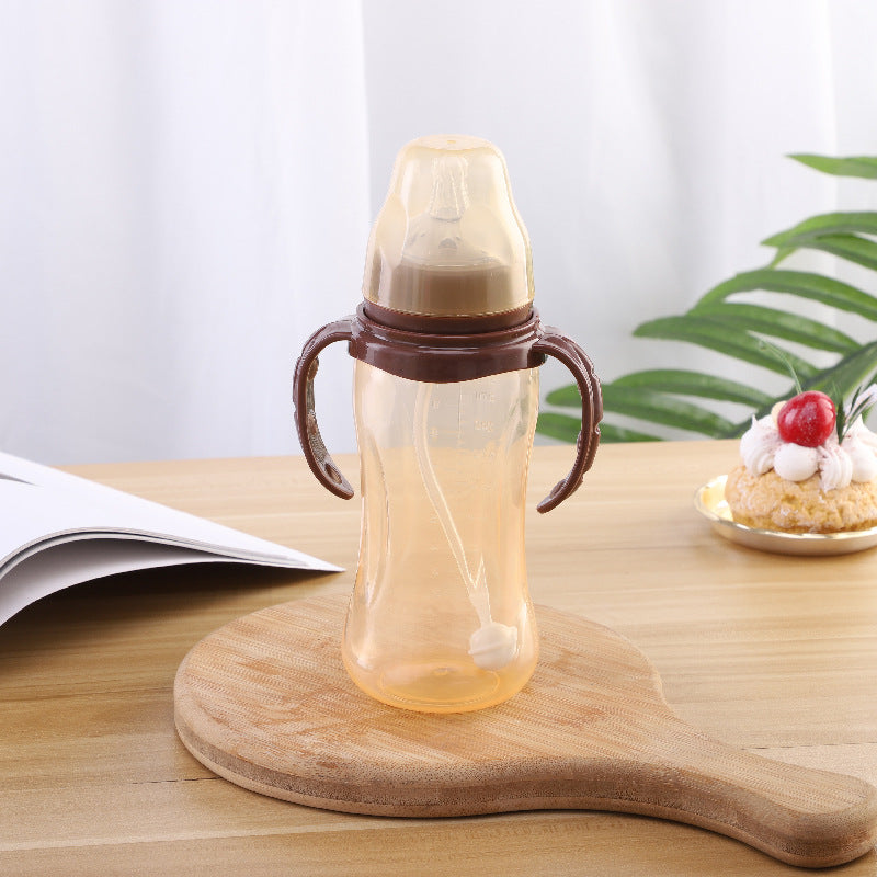 Wide Mouth PP Baby Feeding Bottle for Easy Cleaning and Feeding