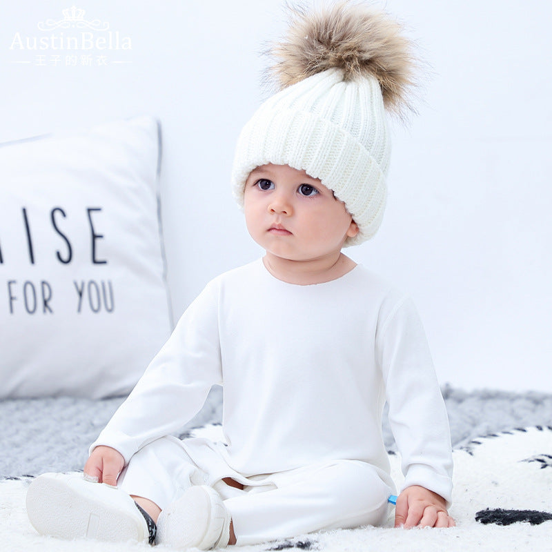 Baby Pajamas And Crawling Outfit Set