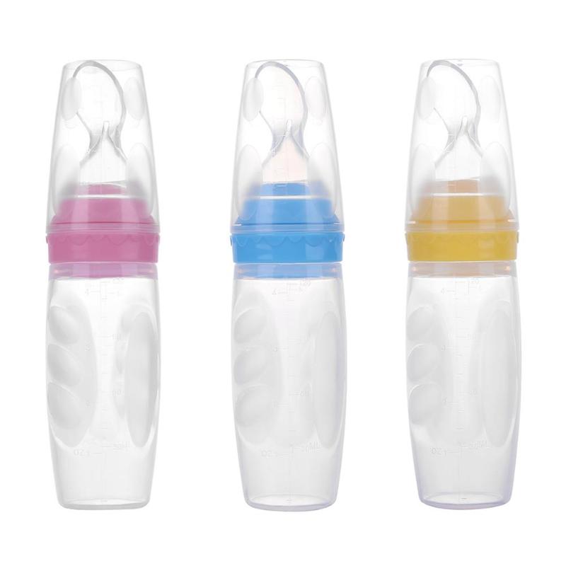 Squeeze Baby Feeding Spoon for Easy Infant Feeding Control