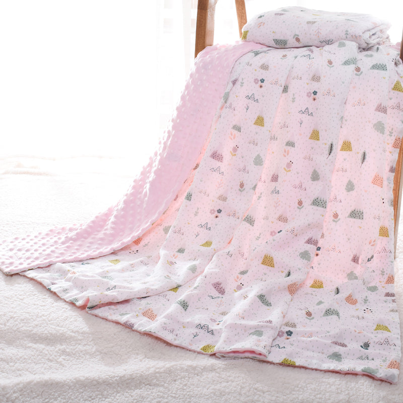 Baby Doudou Security Blanket Soft Comfort Lovey for Newborns