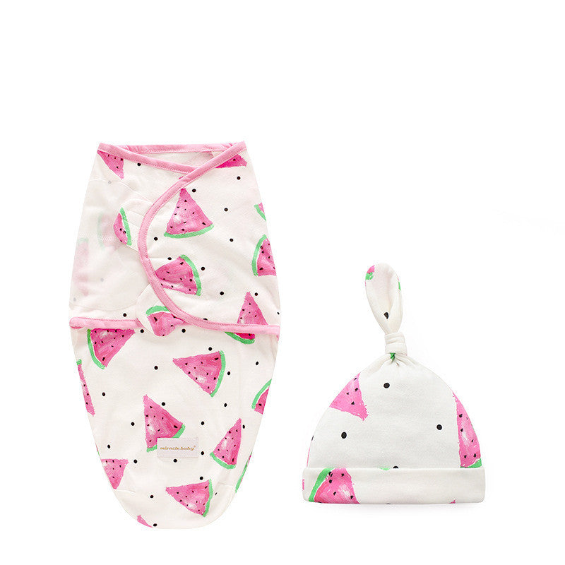 Cotton Baby Swaddle Sleeping Bag Quilt Wrap for Newborn Comfort