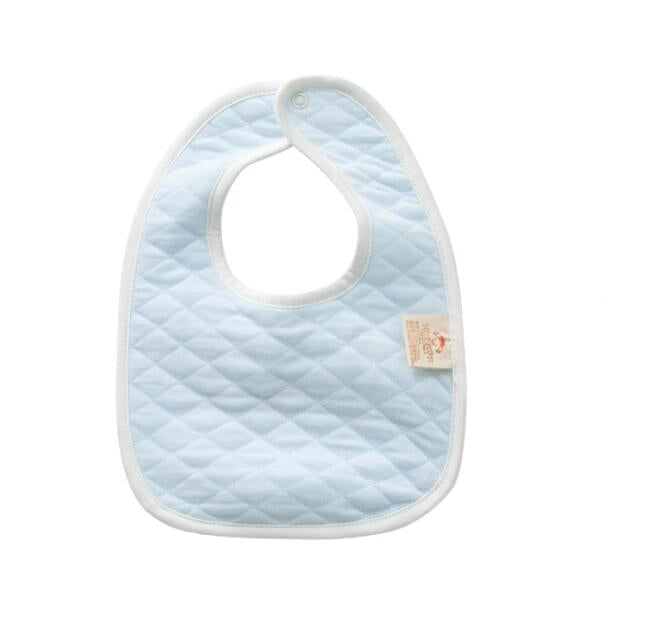 Thickened Double Layer Cotton Baby Feeding Bib for Newborns