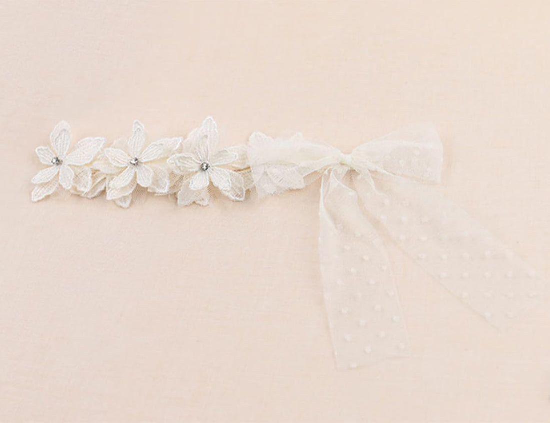 Baby Girls Bow Knot Lace Floral Headband Hair Accessories for Newborns