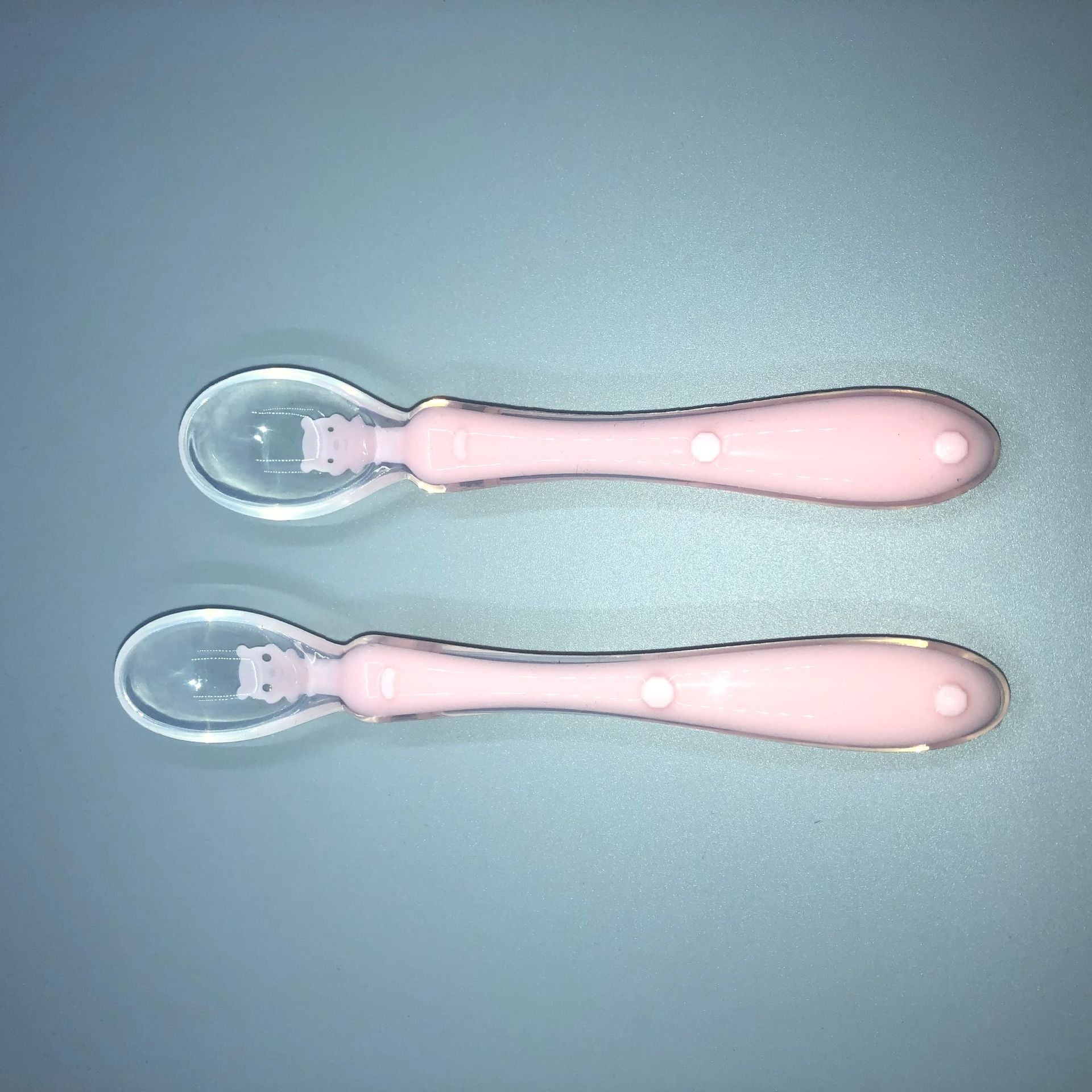 Baby Silicone Feeding Spoon For Water And Soup