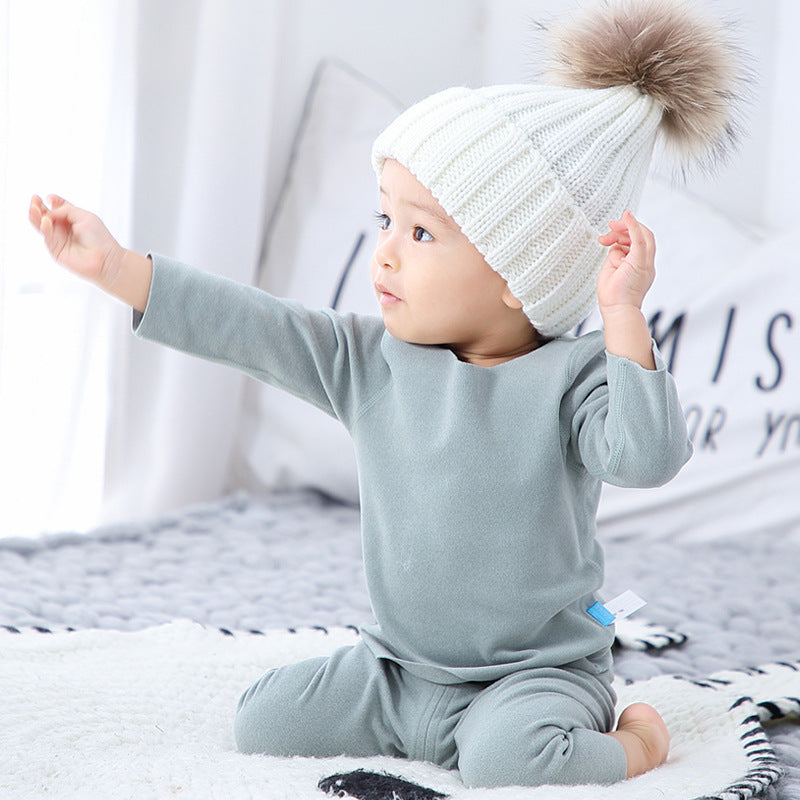 Baby Pajamas And Crawling Outfit Set