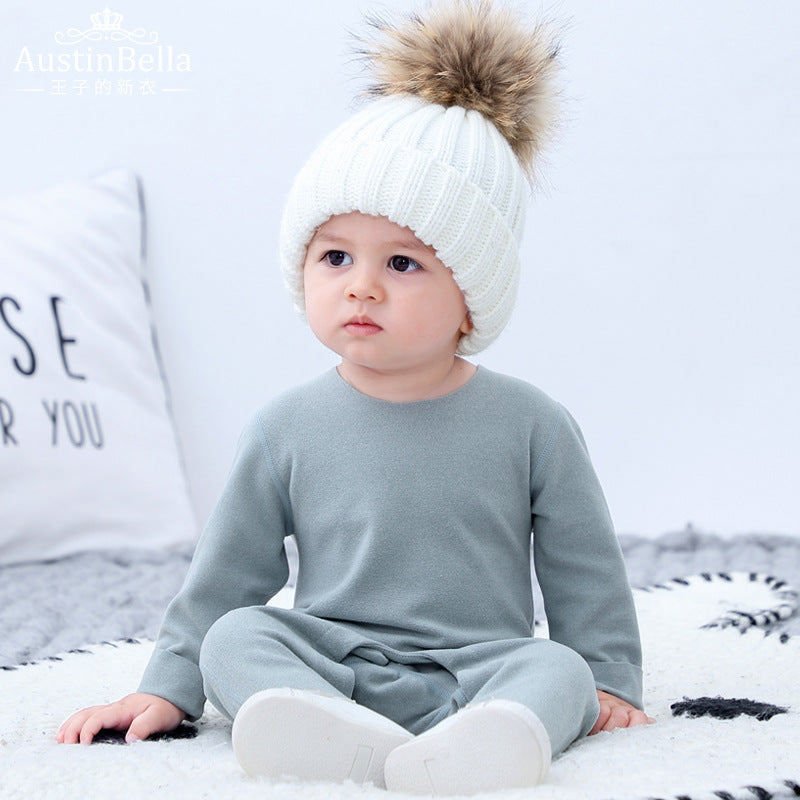 Baby Pajamas And Crawling Outfit Set