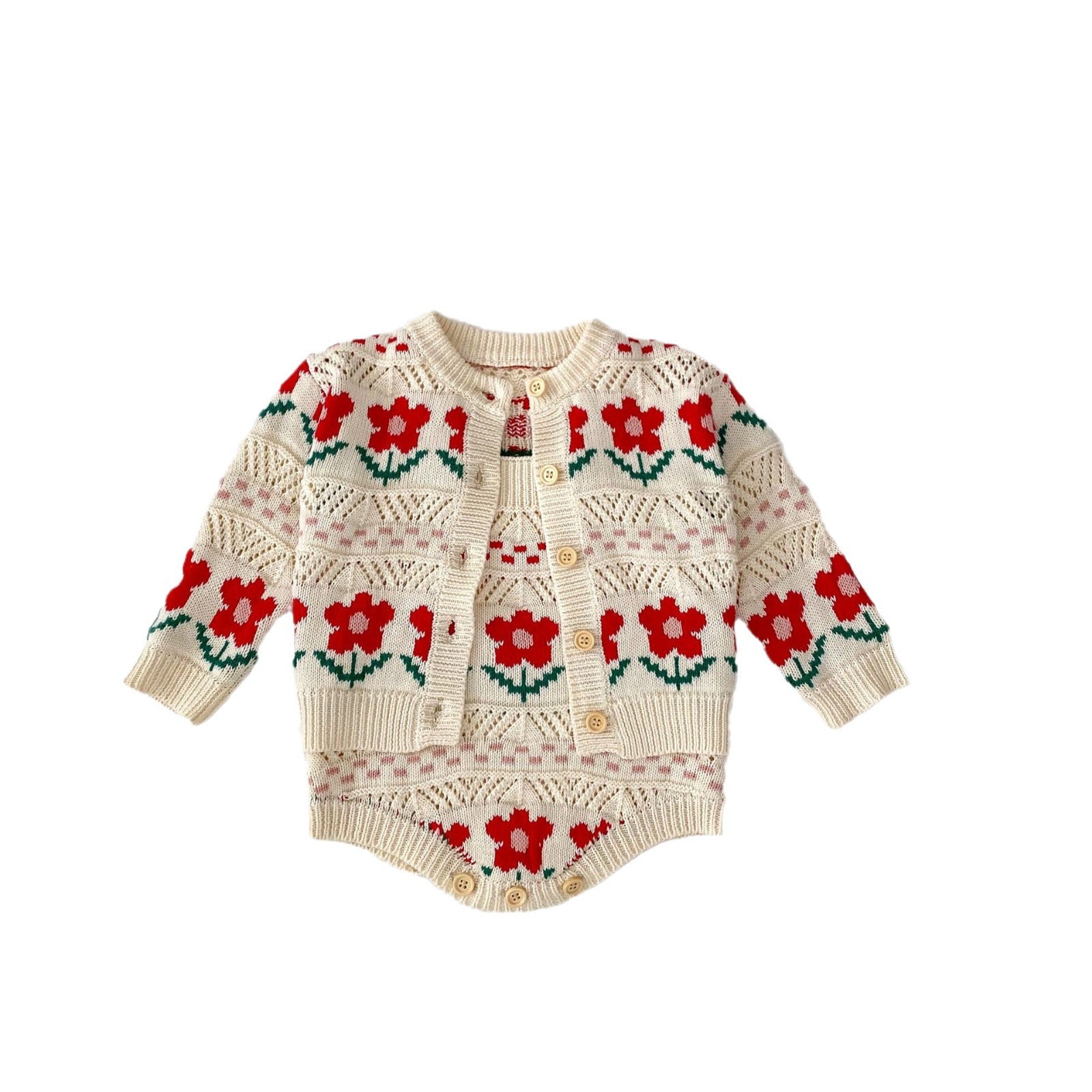 Baby Girl Autumn Sweater Cardigan Outfit