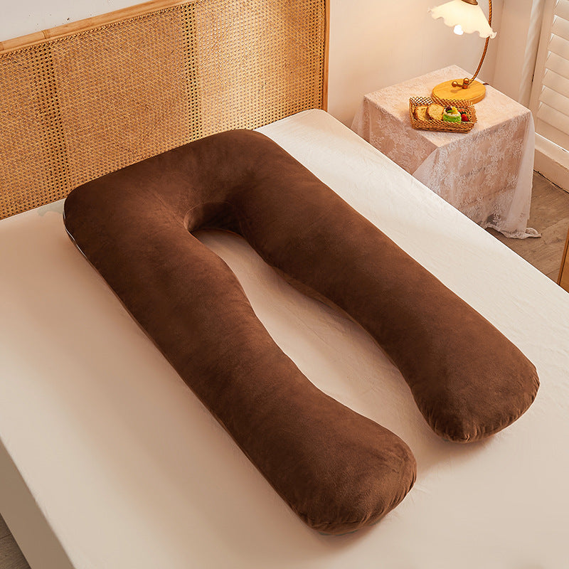 Multifunctional Pure Cotton U-Shaped Maternity Pillow Removable Washable Cover