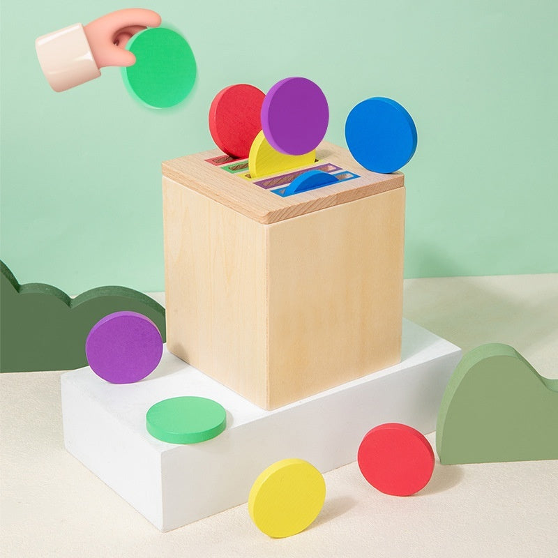 Wooden Sorting & Matching Toy for Toddlers