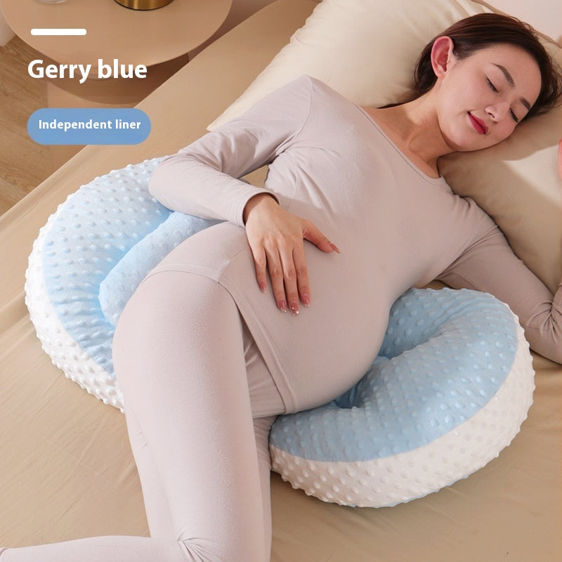 Multifunctional U-Shaped Maternity Waist Support Pillow for Pregnancy Comfort