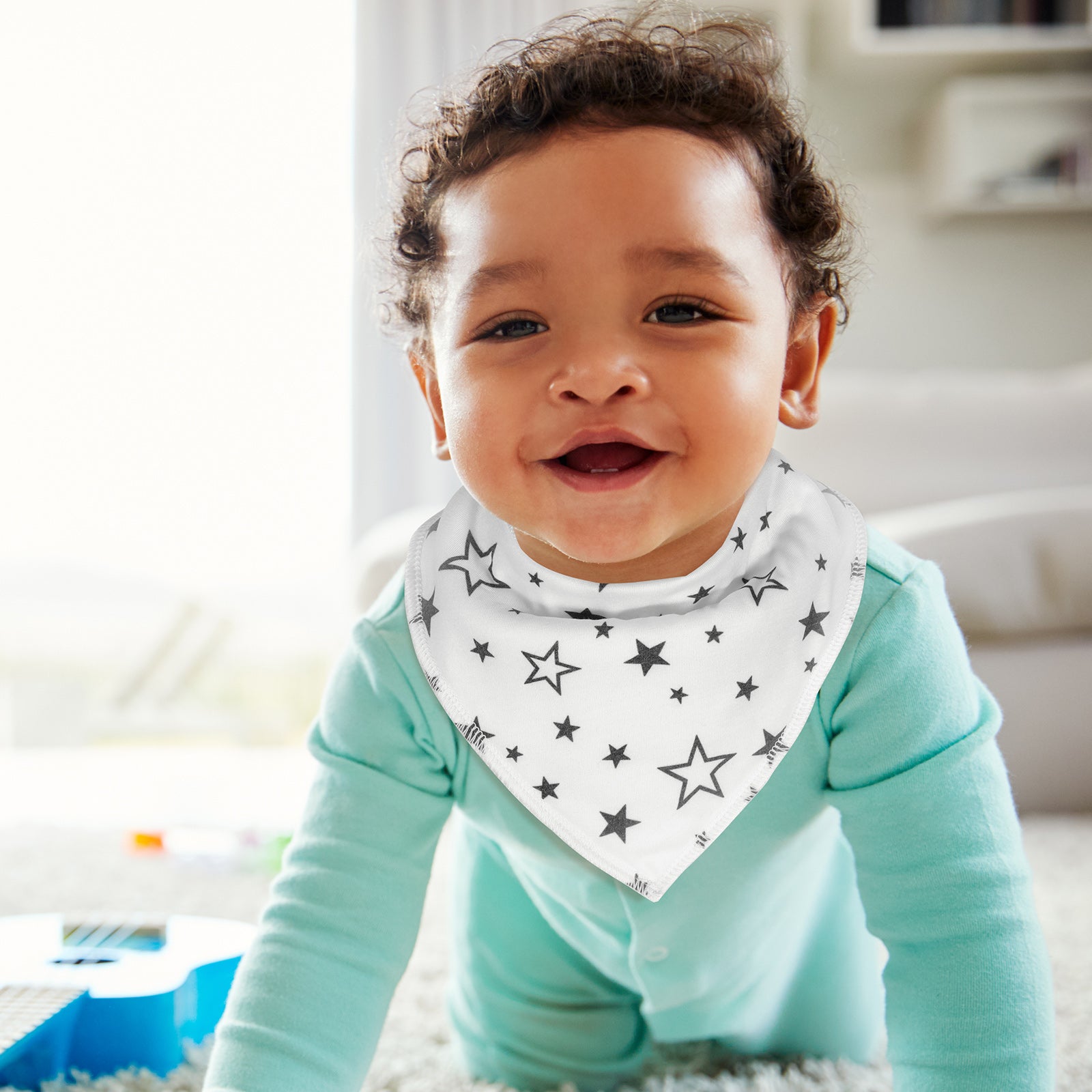 Newborn Baby Handkerchief Bib for Feeding and Drool Protection
