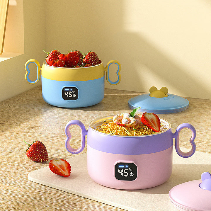Intelligent Thermostatic Baby Feeding Bowl Tableware for Children
