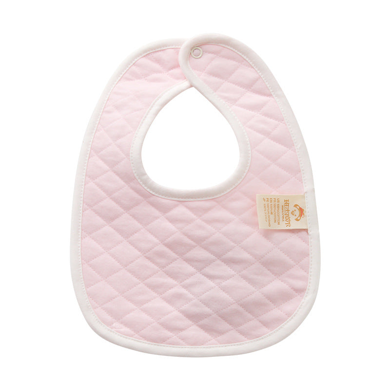 Thickened Double Layer Cotton Baby Feeding Bib for Newborns